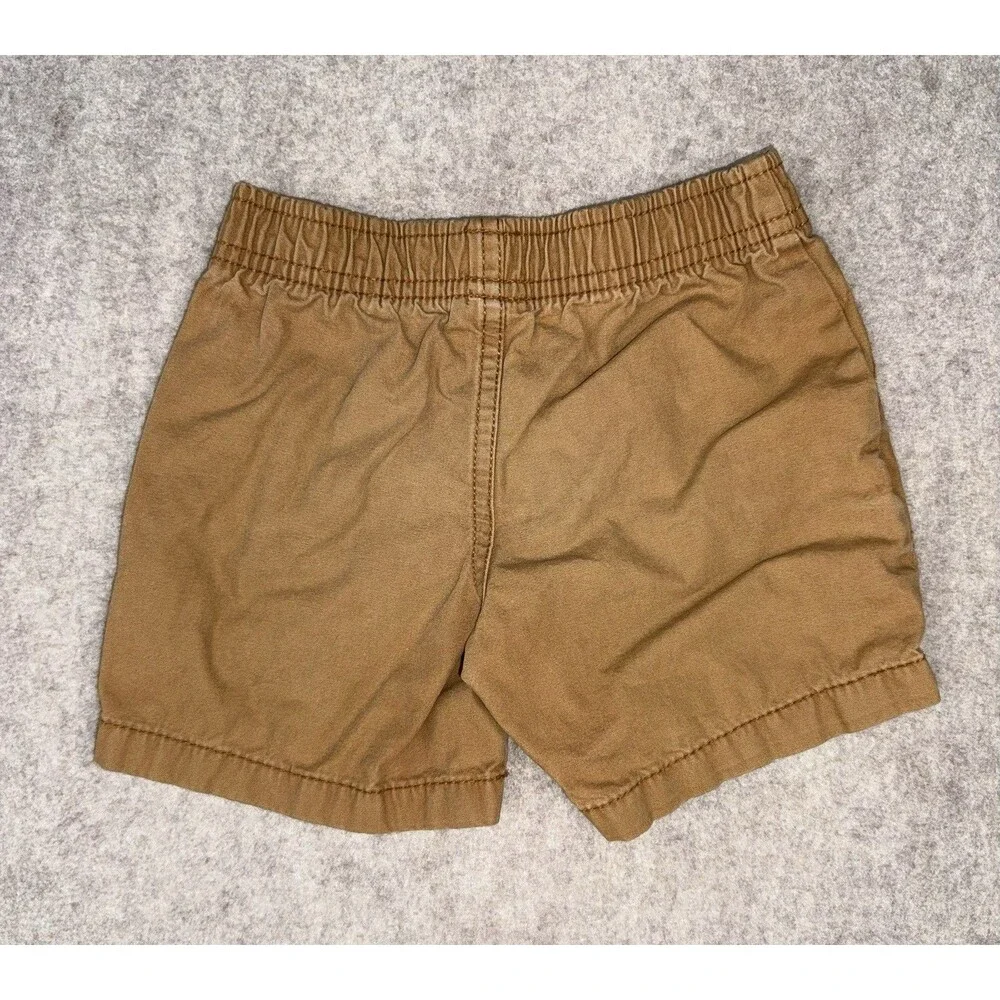 Carters Boys 2T Khaki Pull-on Shorts